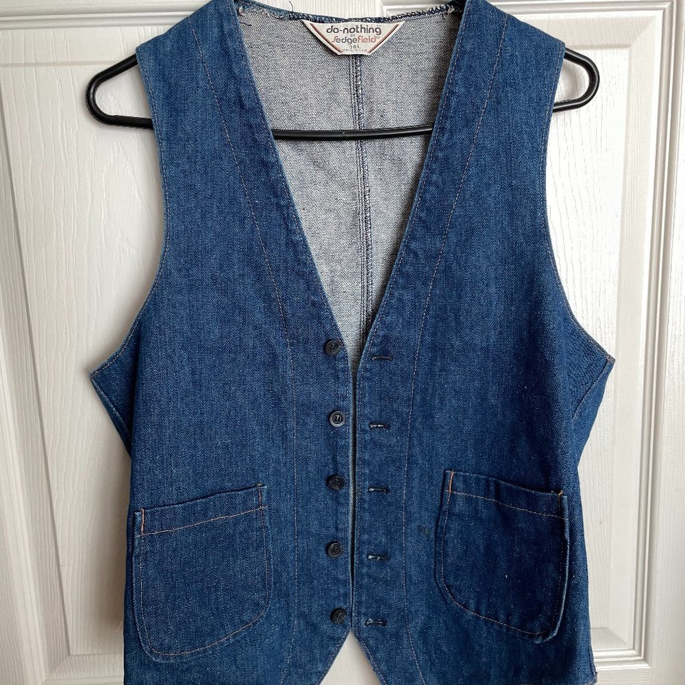 Do-nothing by Sedgefield Vintage denim vest